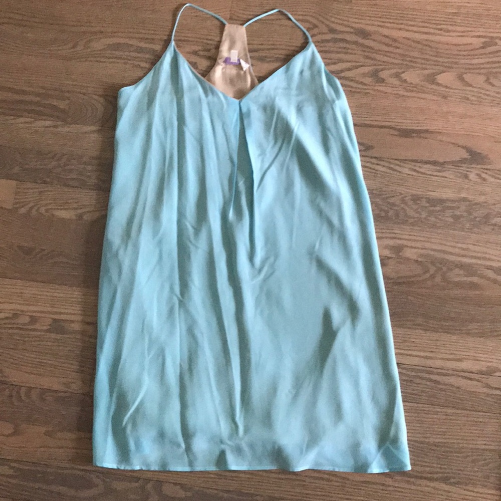Lavender Brown Silk Dress